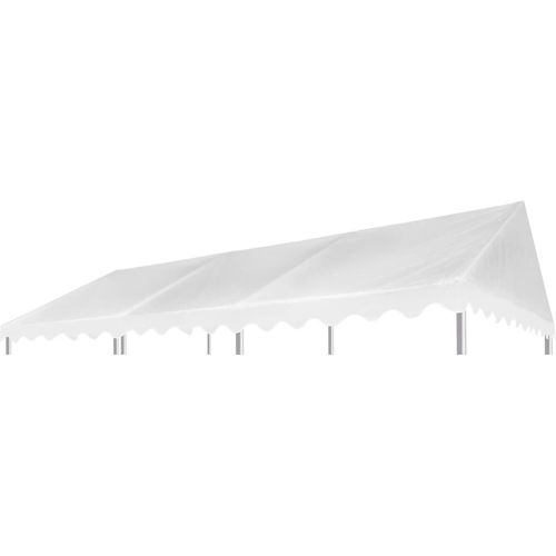 Pokrov za sjenicu PVC 500 g/m² 3 x 6 m bijeli slika 3