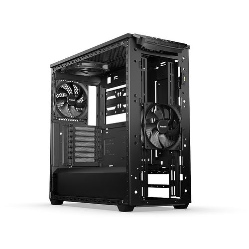 be quiet! BGW60 SHADOW BASE 800 Black, MB compatibility: E-ATX / ATX / M-ATX / Mini-ITX, Three pre-installed be quiet! Pure Wings 3 140mm PWM fans, including space for water cooling radiators up to 420mm slika 2