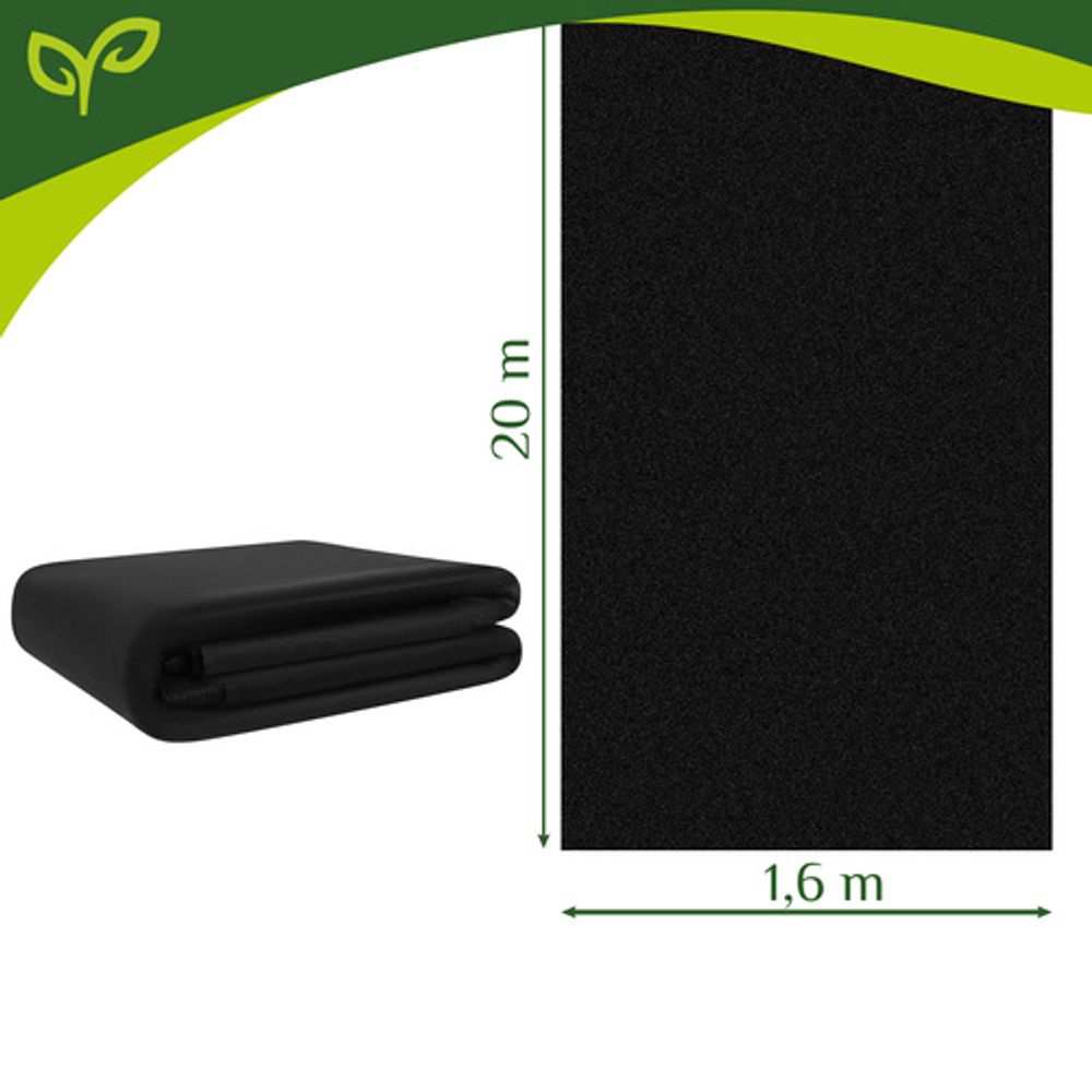 Gardlov Crni agrotekstil 1,6x20m 50g/m2 slika 3