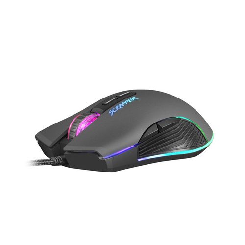 Natec NFU-1699 FURY SCRAPPER, Gaming Optical Mouse 500-6400 DPI, RGB LED, 7 Buttons, USB, Black, Cable 1,6 m slika 5