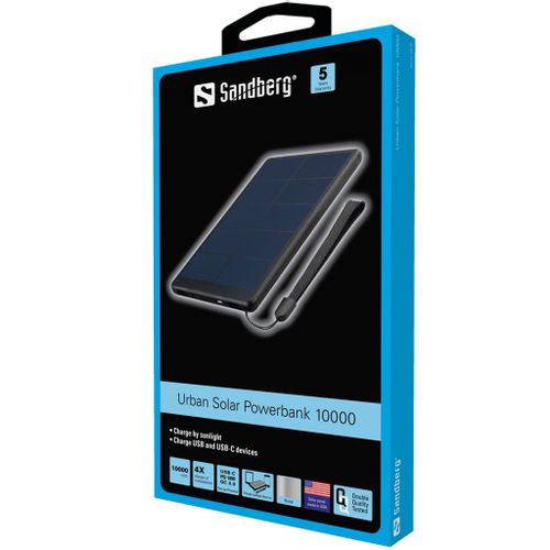 Sandberg Urban Solar Powerbank 10000 prijenosna baterija slika 2