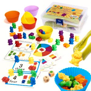 Montessori edukativni medvjedići uče brojati 44 elemenata