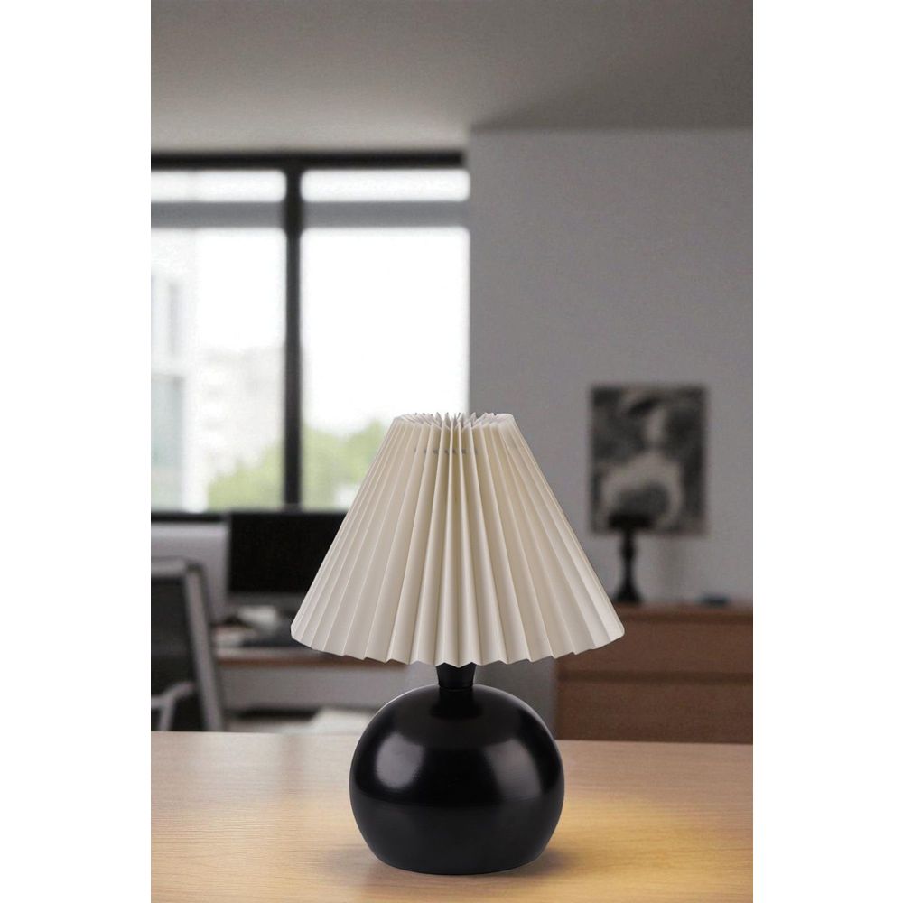 Stolna Lampa 8905-1 u Krem i Crnoj Boji slika 2