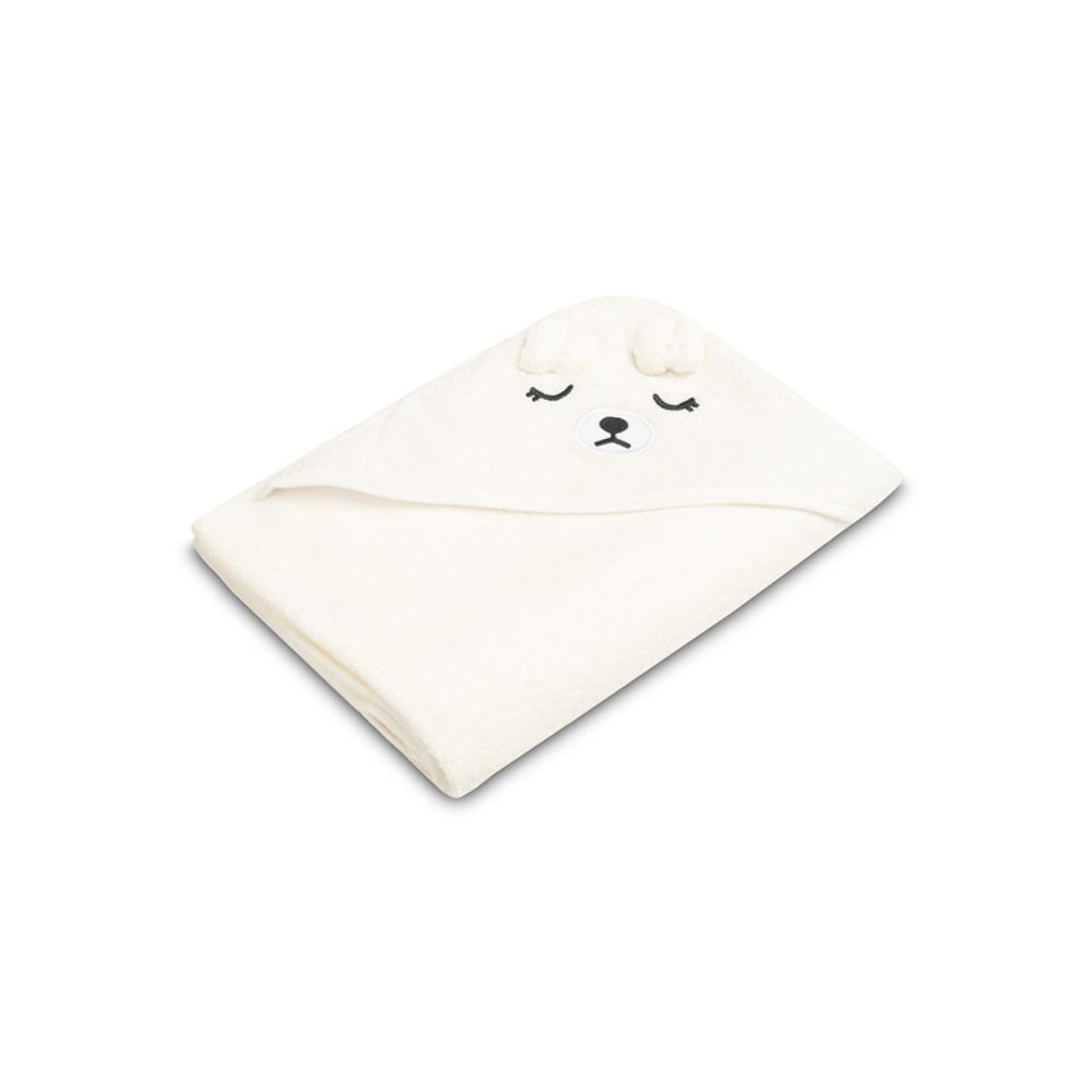Bathfriends ručnik za djecu 100x100 medo bijeli slika 2