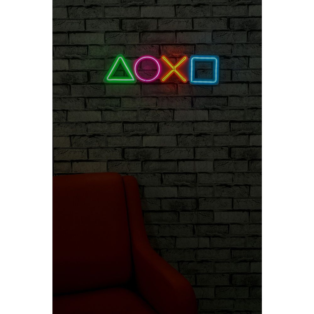 Dekorativna LED Rasvjeta Play Station - Višebojna - izložbeni artikl (oštećenja ambalaža) slika 4