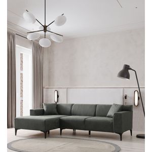 Ugaona sofa New Petra L - zelena boja