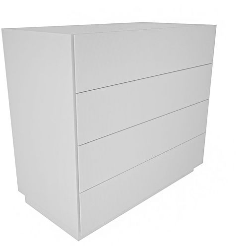 Lines - White White Dresser slika 4