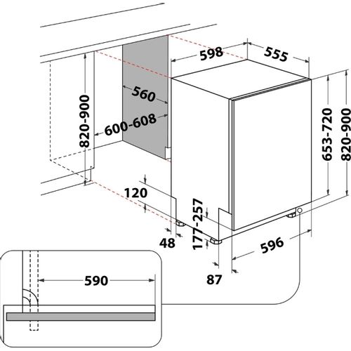 Whirlpool mašina za pranje sudova WI 7020 P slika 4