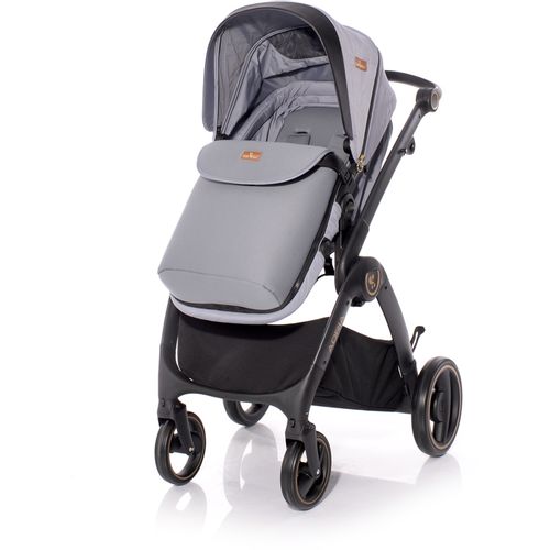 LORELLI ADRIA Kolica Grey 2u1 SET: Košara + Putna Torba + Zimska Navlaka (do 15 kg) slika 5