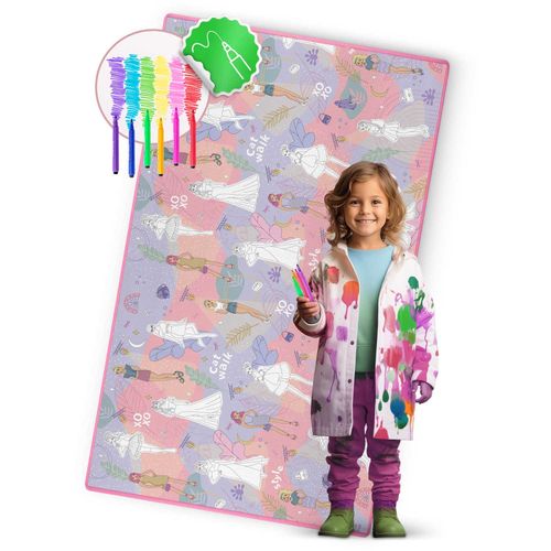 Ricokids model Fashion XXL podloga za bojanje + flomasteri GRATIS 200 x 120 cm slika 4