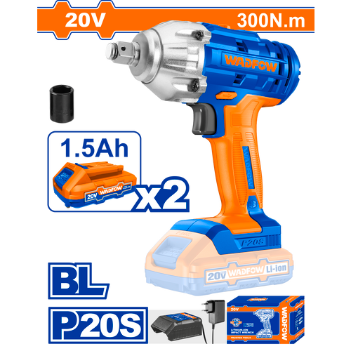 Wadfow aku udarni odvijač  1/2" 20v 1x1.5 ah  WCD1512 slika 1