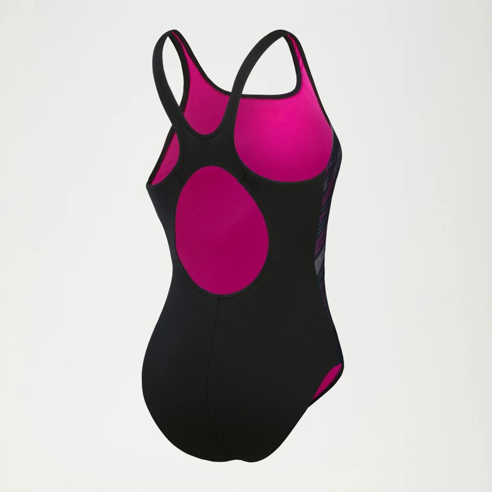 Speedo Ženski kupaći kostim HYPERBOOM PLMT MSBK AF BLACK-PINK slika 3