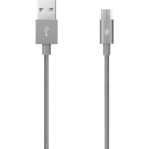 Ttec Kabel - Micro USB to USB (1,20m) - Grey - Alumi Cable slika 1