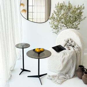 Solis - Black, Bronze Black
Bronze Side Table Set