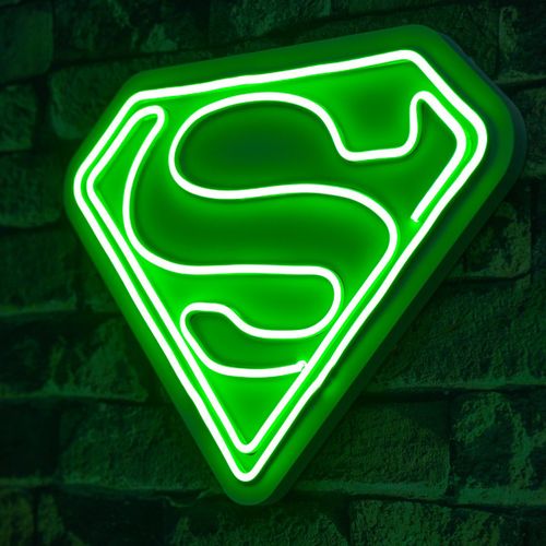 Wallity Ukrasna plastična LED rasvjeta, Superman - Green slika 8