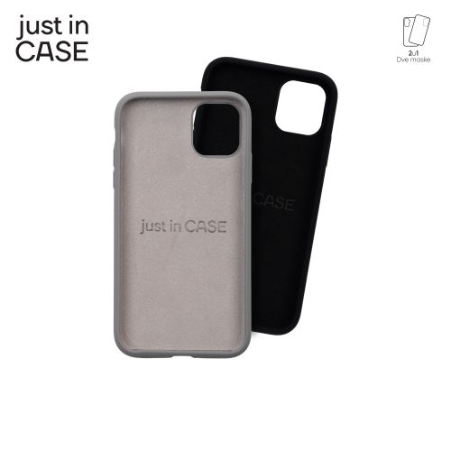 2u1 Extra case MIX PLUS paket CRNI za iPhone 11 slika 1