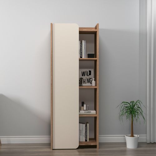 Suave Light Walnut Beige Bookshelf slika 3