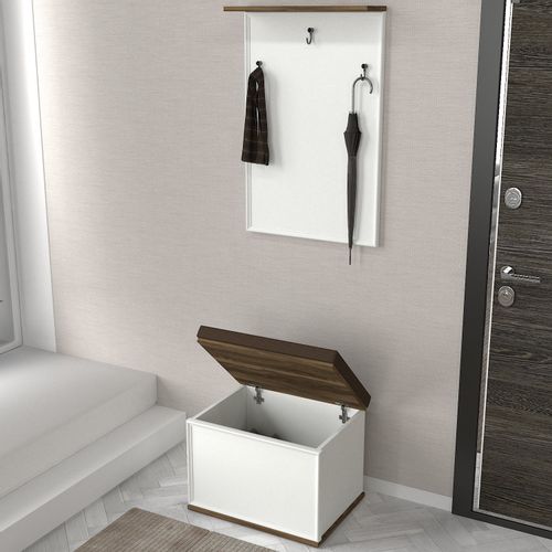 Lonya - Brown, White v2 Brown
White Hall Stand slika 3