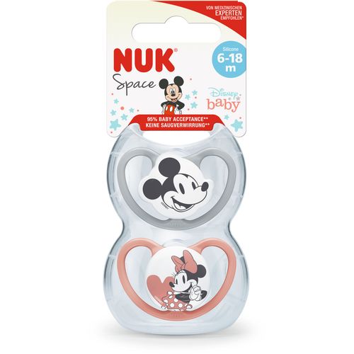 NUK duda varalica - silikon Space Mickey mickey vel.2 (6-18m), 2 kom 10176286 slika 2