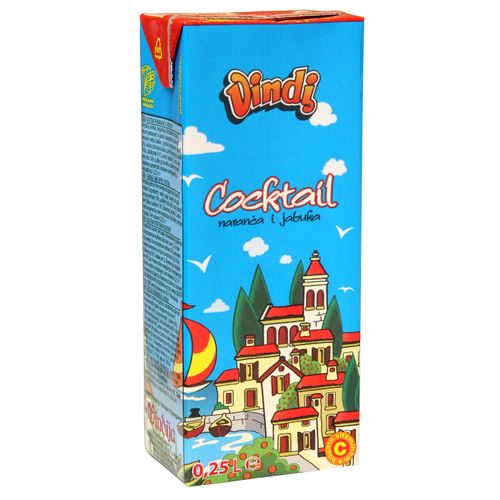 Vindi cocktail naranča-jabuka 250ml, 24 komada slika 1