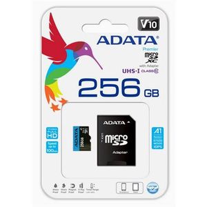 Memorija SD MICRO 256GB Premier A1 + ADP ADATA
