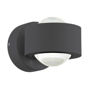 Eglo Ono 2 zidna/2, 2x2,5w, x*460lm, antracit 