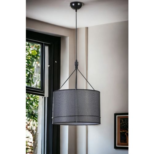 Violet Siyah Hasır Siyah Abajurlu Sarkıt Black Chandelier slika 2