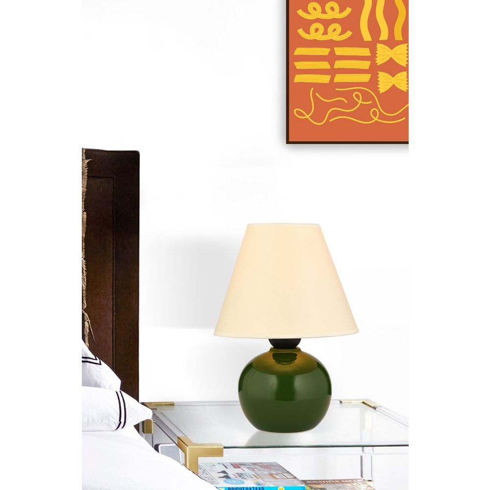 Zelena i Bijela Stočna Lampa 63750 slika 1