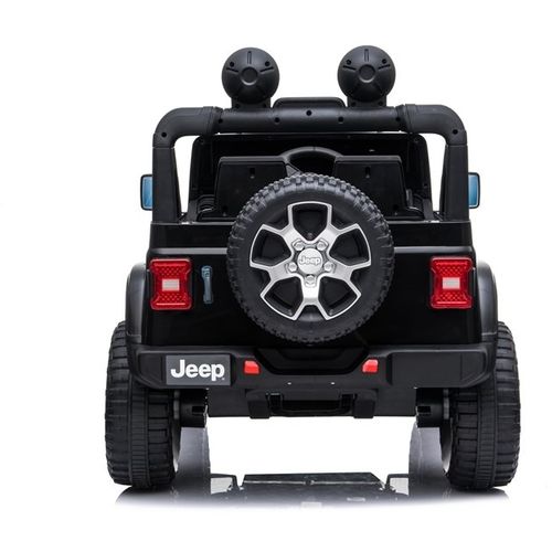 Licencirani Jeep Wrangler Rubicon crni - auto na akumulator slika 5