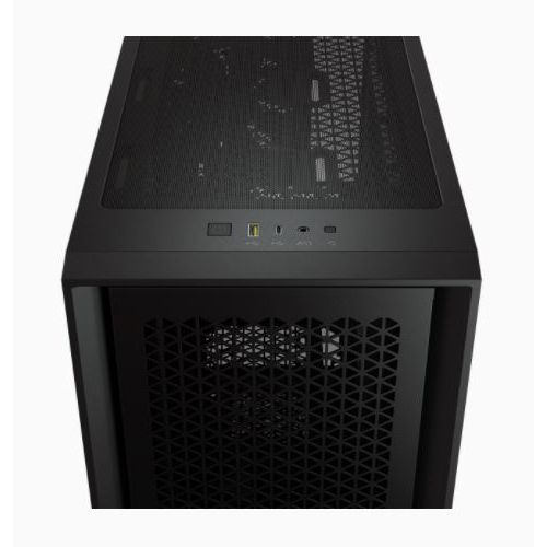 Kućište CORSAIR 4000D AIRFLOW Mid-Tower ATX kaljeno staklo bez napajanja crna slika 4