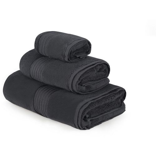 L'essential Maison Chicago Set - Anthracite Anthracite Towel Set (3 Pieces) slika 1