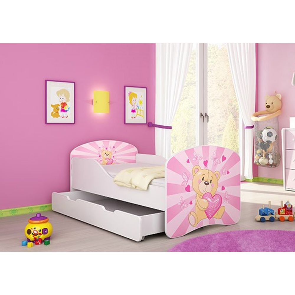 ACMA Dječiji krevet Acma I sa ladicom - 140x70cm - Dezen 10 slika 1
