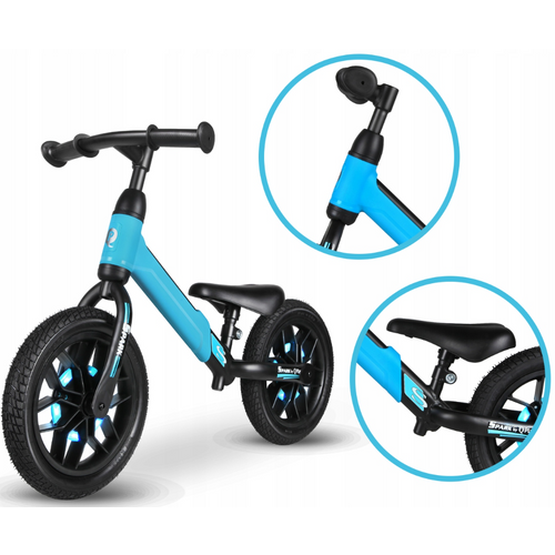 QPlay® Balans bicikl Spark LED, Blue slika 2