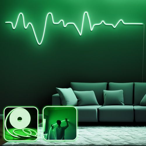 Opviq dekorativna zidna led svjetiljka, Gamer Adrenaline - XL - Green slika 2