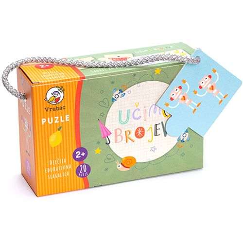 VRABAC PUZZLE TODDLER, puzzle Učimo brojeve za djecu 3+ slika 3