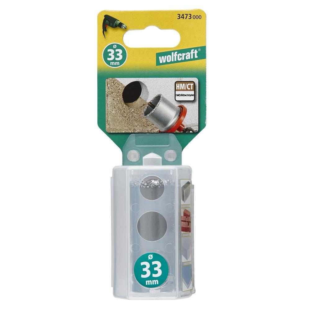 Wolfcraft Kruna Za Zidove Od Cigle i Kamena fi 33 / 55 mm Bez Nosača - 3473000 slika 4
