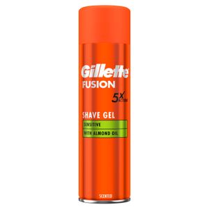 Gillette Fusion gel za brijanje Sensitive 200ml