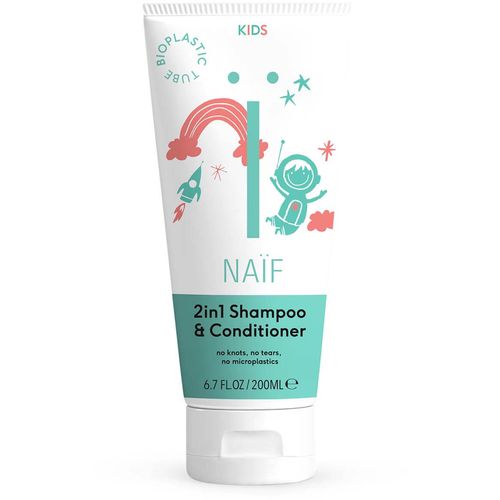 Naïf® Dječji hranjivi šampon i balzam za kosu 2u1 Kids line, 200ml slika 1