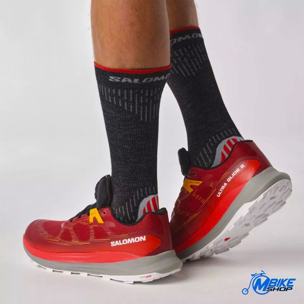 Salomon Muške patike Ultra Glide 2 GTX, Biking Red/Frost Gray/Tumeric slika 5