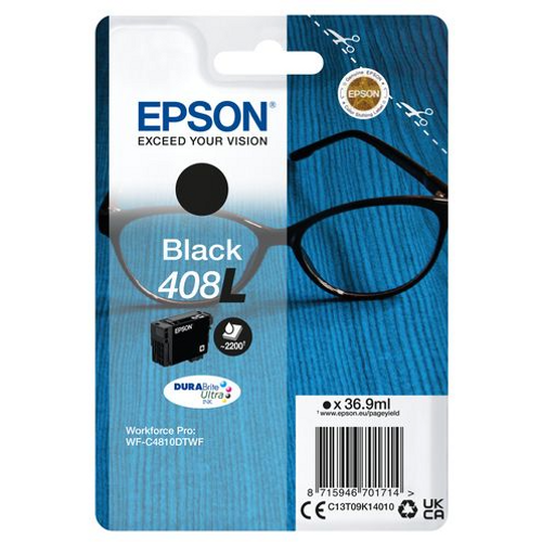 Tinta Epson Singlepack Black 408L Ultra Ink C13T09K14010 slika 1