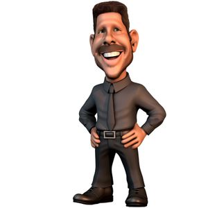 Atletico de Madrid Cholo Simeone Minix Figura 7 cm