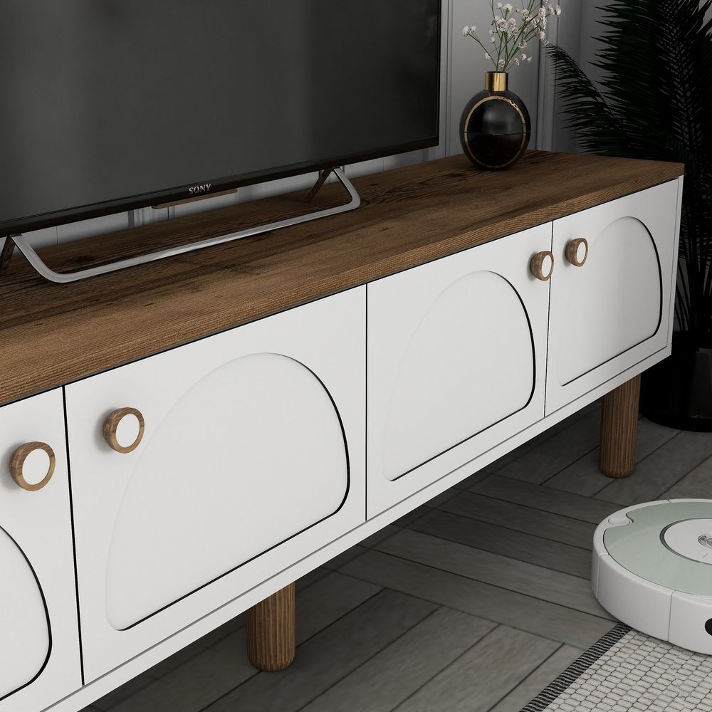 TV Stalak Bohem 850 u Bijeloj Boji slika 4