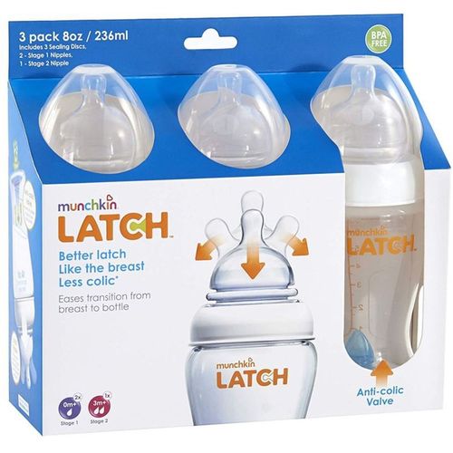 Munchkin Latch set 3 kom bočica, 240 ml *bez originalne ambalaže slika 1