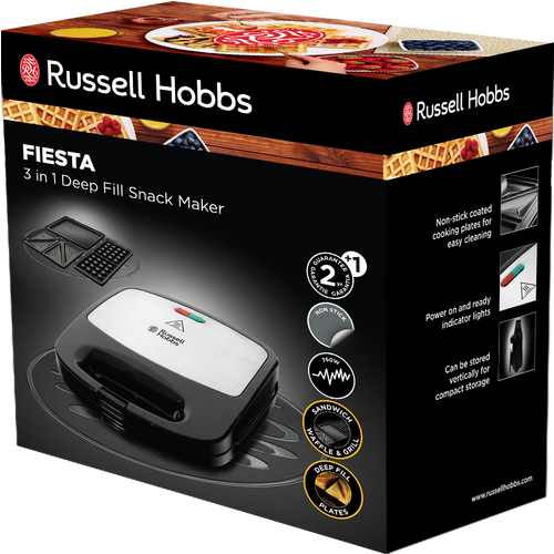 Russell Hobbs 24540-56 Fiesta 3 u 1 Aparat za sendviče 3u1 slika 7