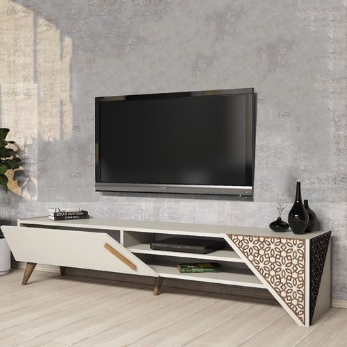 Beril 2 - Cream Cream TV Unit slika 2