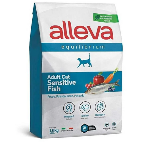 Alleva Equilibrium Cat Adult Sensitive Fish 10 kg slika 1