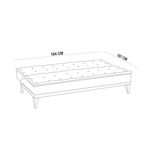 Fuoco-TKM05-1005 Cream Sofa-Bed Set slika 14