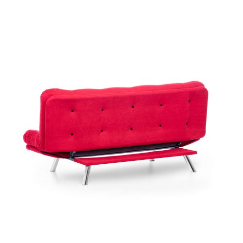 Misa Sofabed - Crvena trosed-sofa na razvlačenje slika 7