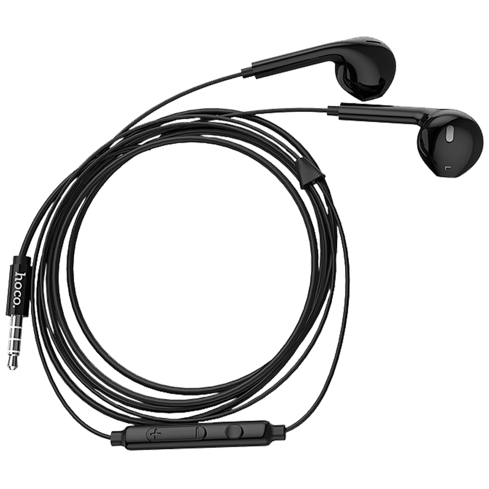 hoco. Slušalice sa mikrofonom, 3.5 mm, dužina kabela 1.2 met, crna - M55 Memory sound Black slika 4