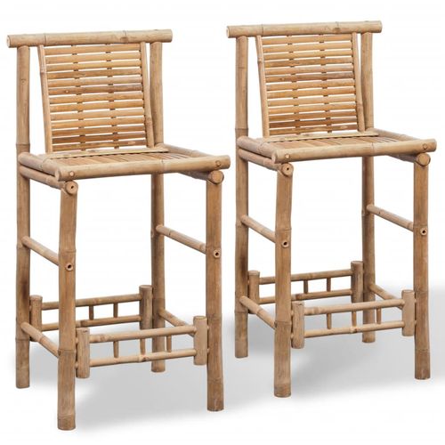 Barski stolci od bambusa 2 kom slika 45
